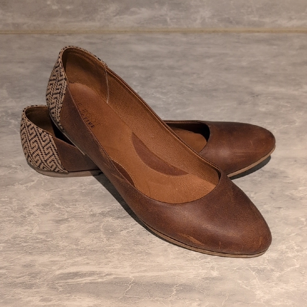 Ethical Handmade Brown Women's Flats